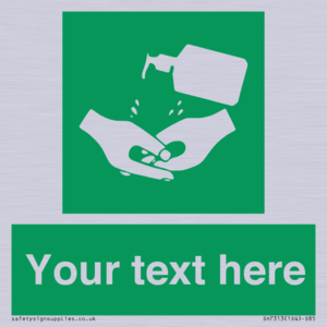 Custom Safe Condition Hand sanitiser